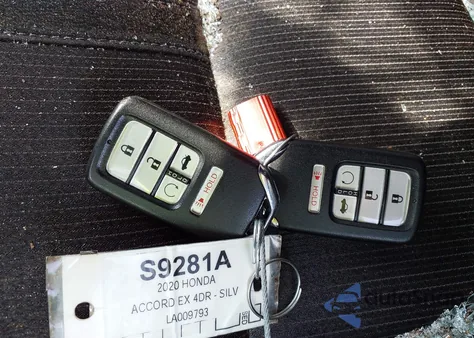 2020 Honda Accord Ex из США, поврежденный, VIN 1HGCV1F47LA009793